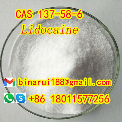 소매 분말 Lidoderm CAS 137-58-6 마리카인 흰색 바늘 모양 크리스탈