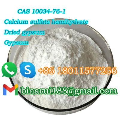 CAS 10034-76-1 칼슘 수 Sulfate Hemihydrate 화학물질 원료 흰색